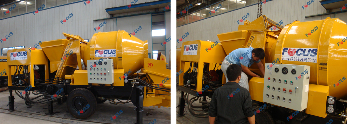 concrete mixer pump