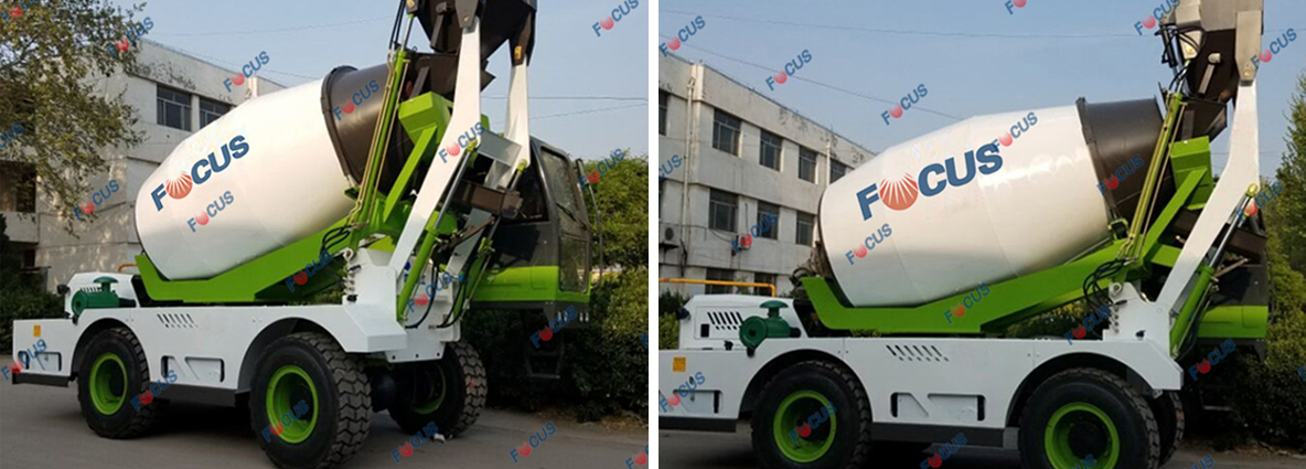 self-loading truck mixer