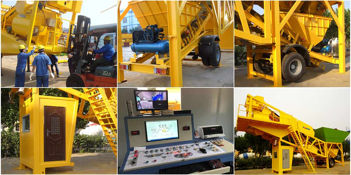 YHZS75 Mobile Concrete Batching Plant