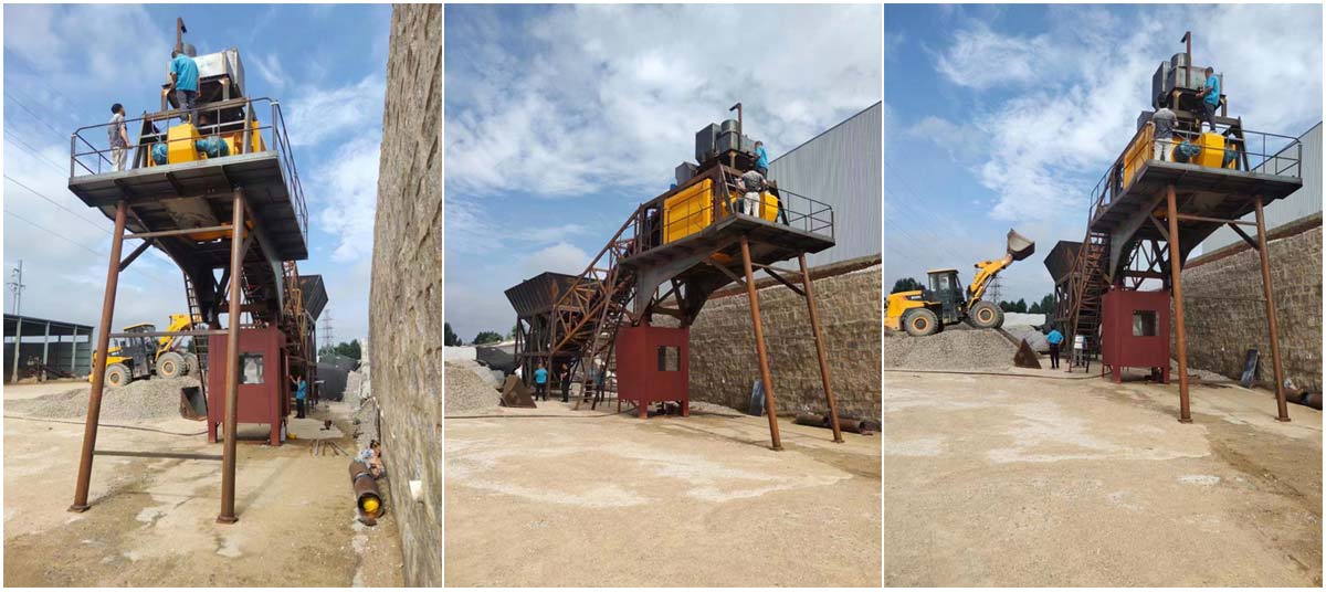 YHZS100 Mobile Concrete Batching Plant