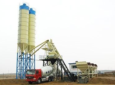 HZS75 Compact Concrete Batch Plant