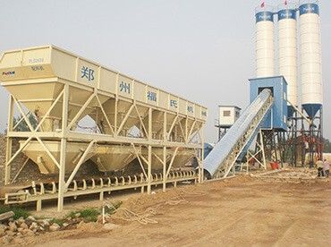 HZS90 Stationary Concrete Batch Plant