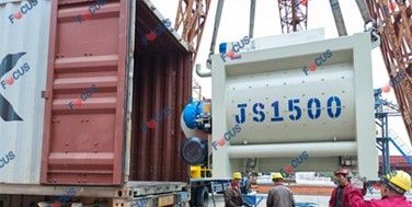 HZS75 Readymix Concrete Mixing Plant Delivering to Algeria