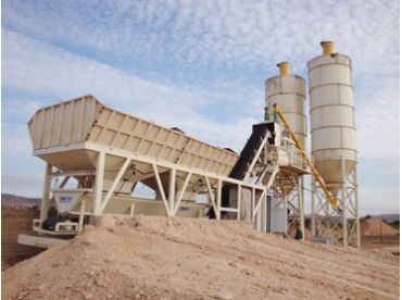 YHZS35 Mobile Concrete Batching Plant